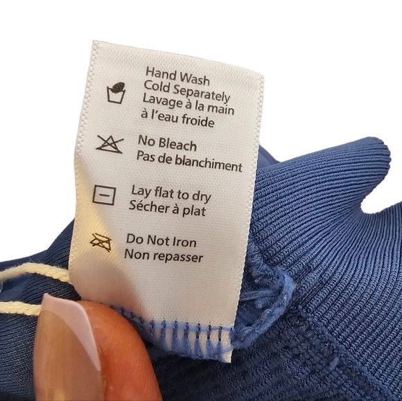 L*Space Work It Bra in True Blue Size M/L - Picture 9 of 13